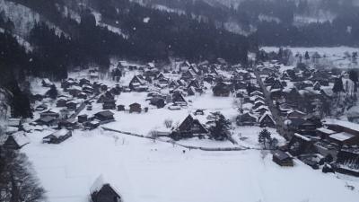 雪の白川郷と平湯大滝結氷祭