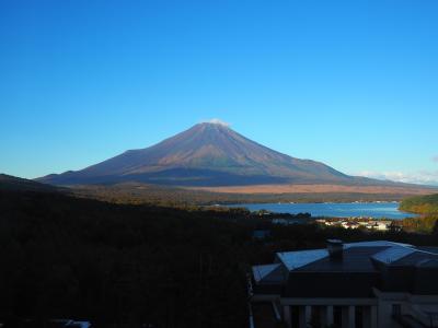 2017年10月、山中湖（花木鳥の朝食）