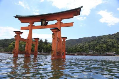 海に浮かぶ厳島神社見たさに弾丸旅行