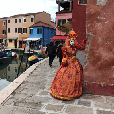 2018年 ＪＡＬで行くイタリア周遊 Lady2人旅　念願のブラーノ島、carnival、ゴンドラ、オペラ座に一日大興奮編 day2 前編　*3