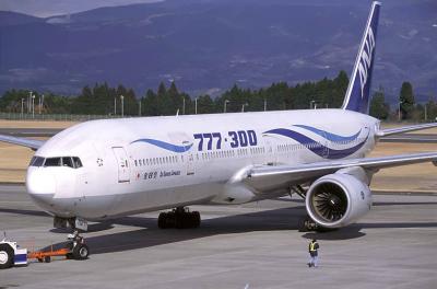 ANA サンフランシスコ発&#8680;成田行き ANA B777 出発４時間遅れ