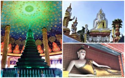 かしまし女子旅訪バンコク♪♪ Wat Paknam～Wat KhunChan～スカイバー"THE DOME"