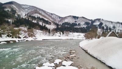 初めての白川郷の昼と夜