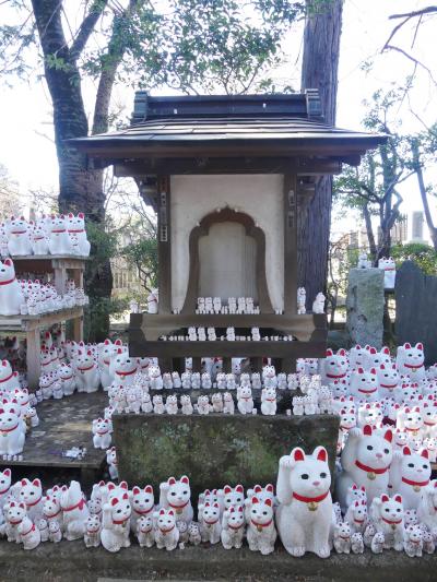 豪徳寺の招き猫_2018_思っていた程には広くないところに纏まっていました。（世田谷区・豪徳寺）