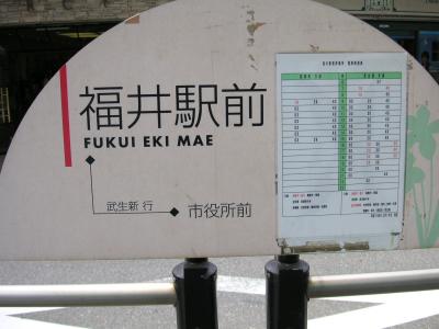 北陸旅行記２００８年夏③福井鉄道・北陸本線特急乗車編