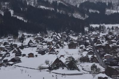 レンタカーで行く、冬の岐阜県 白川郷