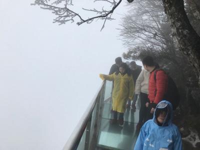 春節の張家界【３】天門山は濃霧・雪！で遭難寸前。。。夕食は毎日中国BBQ (焼烤)・好吃！！