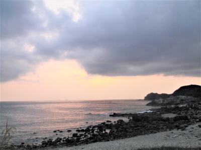 高浜海岸（和歌山県すさみ町）の夕日を見ようとしたが失敗・・・