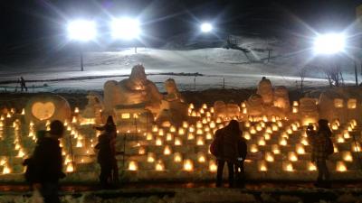 越後湯沢拠点旅　　遂にスキーシーズン終了！野沢温泉と湯沢温泉雪祭り2018/Finally my ski season is over! Nozawaonsen and Yuzawa Snow Festival 2018