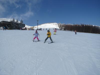 2017-2018シーズン二度目のスキーは、白樺湖＆車山高原で、ついに4人でゲレンデ滑走☆