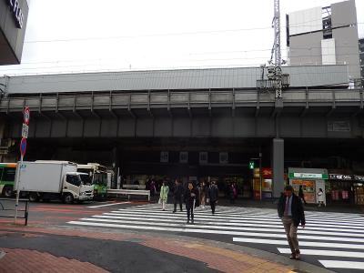 新橋駅付近の風景