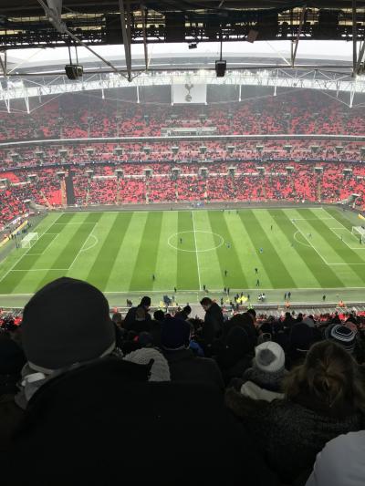 サッカースタジアムに感動