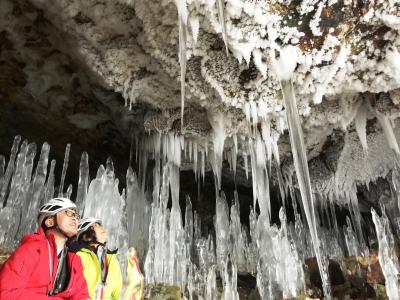 2018.3 やっと会えたよ！大滝の氷筍「ニョロニョロ」！！