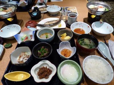 ０９．美味しいものを食べる年の瀬のエクシブ伊豆2泊　日本料理 黒潮の連泊メニューの朝食