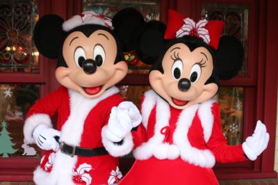 クリスマスの上海ディズニーランド