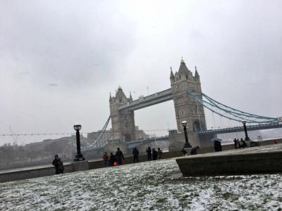 3度目のロンドンは雪だった　その１