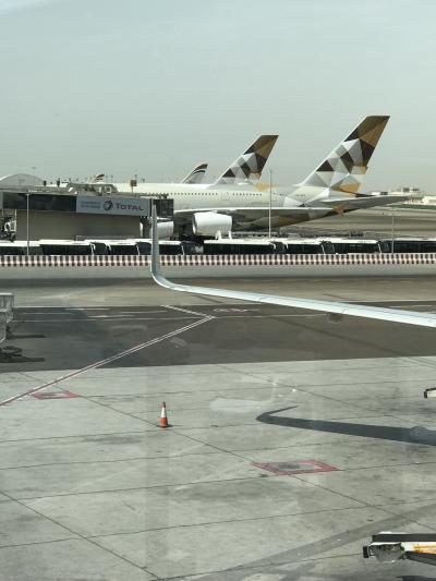 アブダビ…カイロ…アブダビ(経由)成田への帰国編!①(エティハド航空ビジネスクラス/ファーストクラス利用)