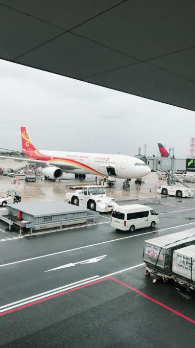 香港航空ビジネスクラスに乗り台北から香港経由で大阪観光しました