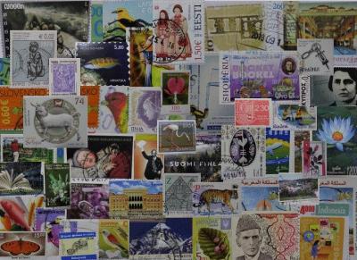 旅先から送った切手コレクション(現在56か国)