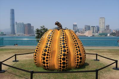 香港★直島じゃないよ！黄かぼちゃが香港にやってきた　～藝遊維港～