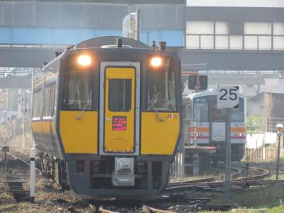 青春切符で因美線の智頭駅へ―駅近くで撮り鉄の真似ー