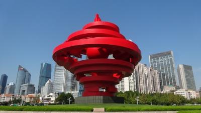 中国青島研修旅行　２　　　　青島ﾋﾞｰﾙ博物館・五四広場・光影館　　H29.9.13/14