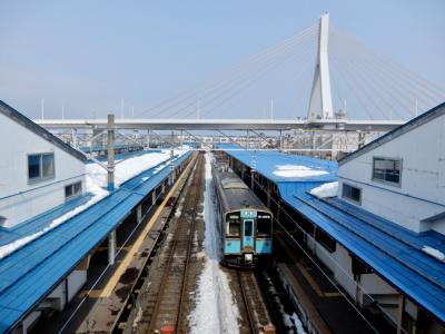 「どこかへマイル」最終日は（記憶の中の）終着駅 青森まで！ その前に「岩木山神社」参拝 ちょと珍しい愛嬌のある狛犬にも会えた！