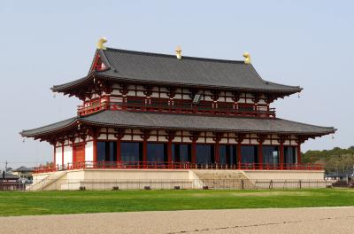 2018.3奈良出張2-平城宮いざない館，第一次大極殿復原事業情報館，大極殿