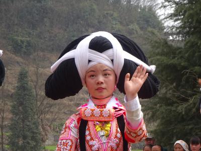 2018年2月 憧れの長角ミャオ族のお祭りと羅平の菜の花を見に行ってみよ～♪(10日目・長角苗族跳花節 )