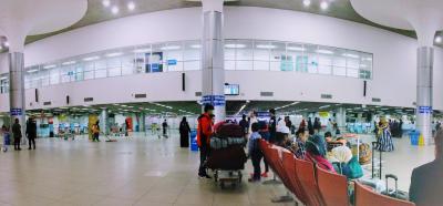 シャージャラル国際空港 ・国内線の写真です。
