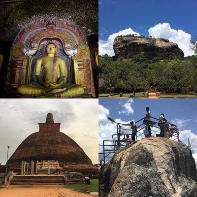 南アジア縦横断の旅（5）Sli Lanka《ダンブッラ・石窟寺院。シギリヤロック。アヌラーダプラの大仏塔とミヒンタレー》