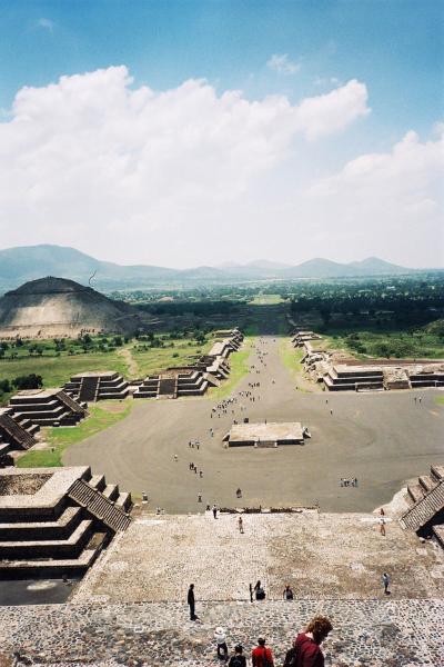 アステカとマヤの遺跡を巡るメキシコの旅１＝1998年8月（ティオティワカン）