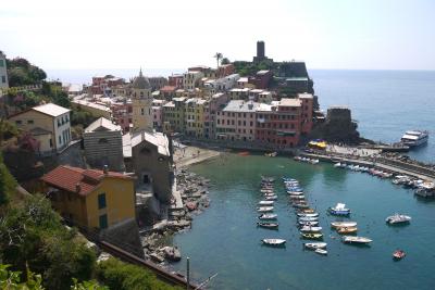 北イタリアの小さな都市巡り　その9 世界遺産チンクエ・テッレ巡り後編　綺麗な海にいやされる