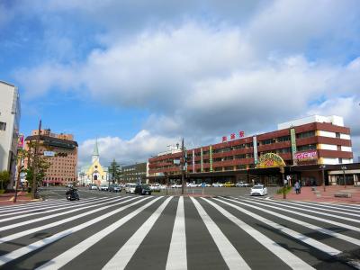 釧路駅・釧路和商市場　ダイヤモンド・プリンセス　ぐるり北海道周遊と知床クルージング・サハリン９日間