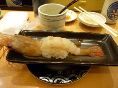 回転寿司を食べに札幌まで
