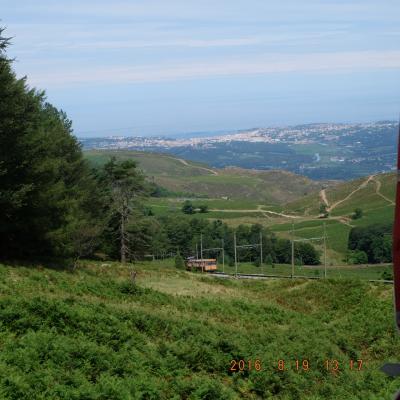 大好きフランスvol.20 Saint Jean de Luz 山の中を走る汽車と美しいバスクの村Sareを最後に満喫