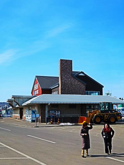 網走12　道の駅　流氷街道網走　北浜駅も立寄り　☆〔北の桜守〕撮影セットを展示