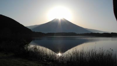 田貫湖ダイヤモンド富士へ