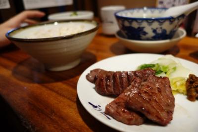 仙台で牛タンを食べる
