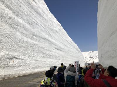 予約ＷＥＢきっぷで行く立山雪の大谷弾丸旅行！