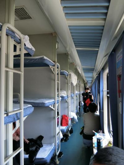 2018年 2月　寝台列車で雲南省・曲靖から貴州省・六枝へ。