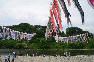 神奈川県へ 2018.05.02 =1.泳げ鯉のぼり相模川=