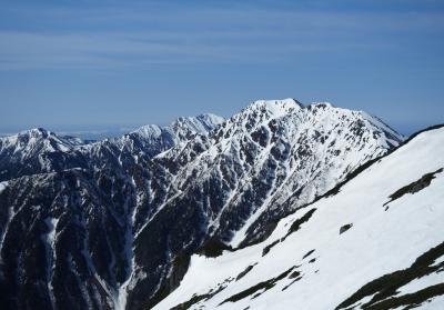 残雪期悪沢岳 / GWは椹島、二軒小屋にいます