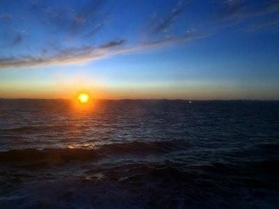 夕景 ダイヤモンド・プリンセス ぐるり北海道周遊と知床クルージング・サハリン9日間