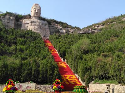 山西省の旅　①  太原 (晋陽古城遺跡,晋祠公園,蒙山大仏,双塔寺)