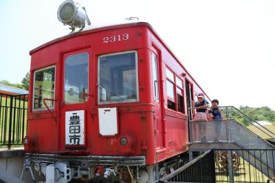 子供の日　鞍ヶ池公園で孫たちと遊ぶ♪　矢作川のシラサギ、哀愁漂う廃院