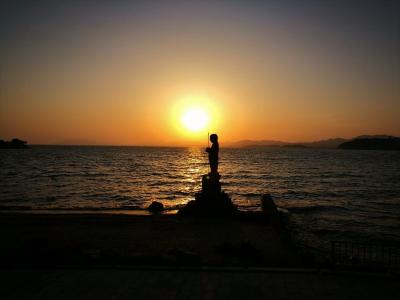 はじめての島根旅行③～松江城と宍道湖の夕日