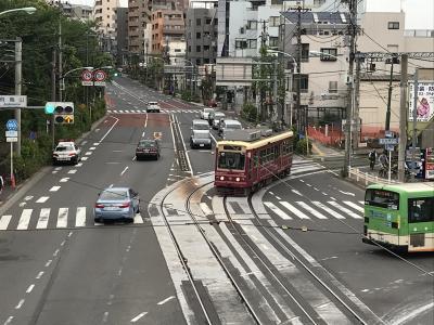 都電荒川線でぶらり＝2018年4月