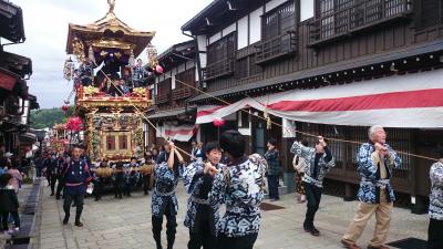 飛騨・富山・長野を周遊 (10-3) 越中八尾の曳山祭りと庄川温泉の鮎