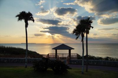 冬の沖縄・美ら海水族館と夕日